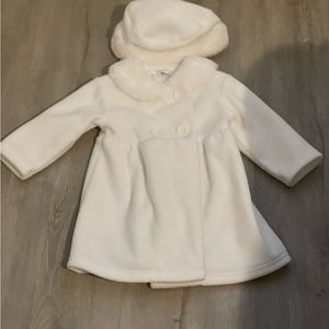 Toddler French Coat with matching hat